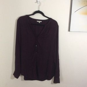 Calvin Klein flannel blouse